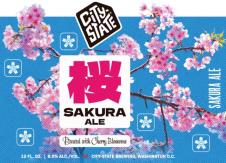 City-State Brewing Co - Sakura Cherry Blossom Ale (6 pack 12oz cans) (6 pack 12oz cans)