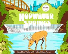 Union Craft Brewing Co - Hopwater Springs Non-Alcoholic Sparkling Water w Hops (6 pack 12oz cans) (6 pack 12oz cans)