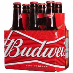 Budweiser (Anheuser-Busch) - Budweiser (6 pack 12oz bottles) (6 pack 12oz bottles)