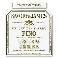 Savory & James - Fino Sherry Jerez 0