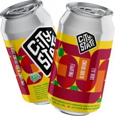 City-State Brewing Co - Pineapple Blood Orange Sour Ale (4 pack 12oz cans) (4 pack 12oz cans)