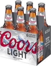Coors Brewing Co - Coors Light (6-pack bottles) (6 pack 12oz bottles) (6 pack 12oz bottles)