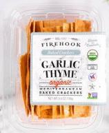Firehook Bakery - Garlic Thyme Organic Crackers NV