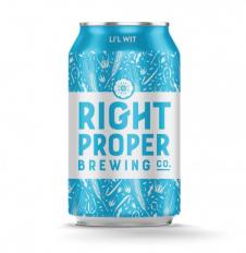 Right Proper Brewing Co. - Lil Wit Cans (6 pack 12oz cans) (6 pack 12oz cans)